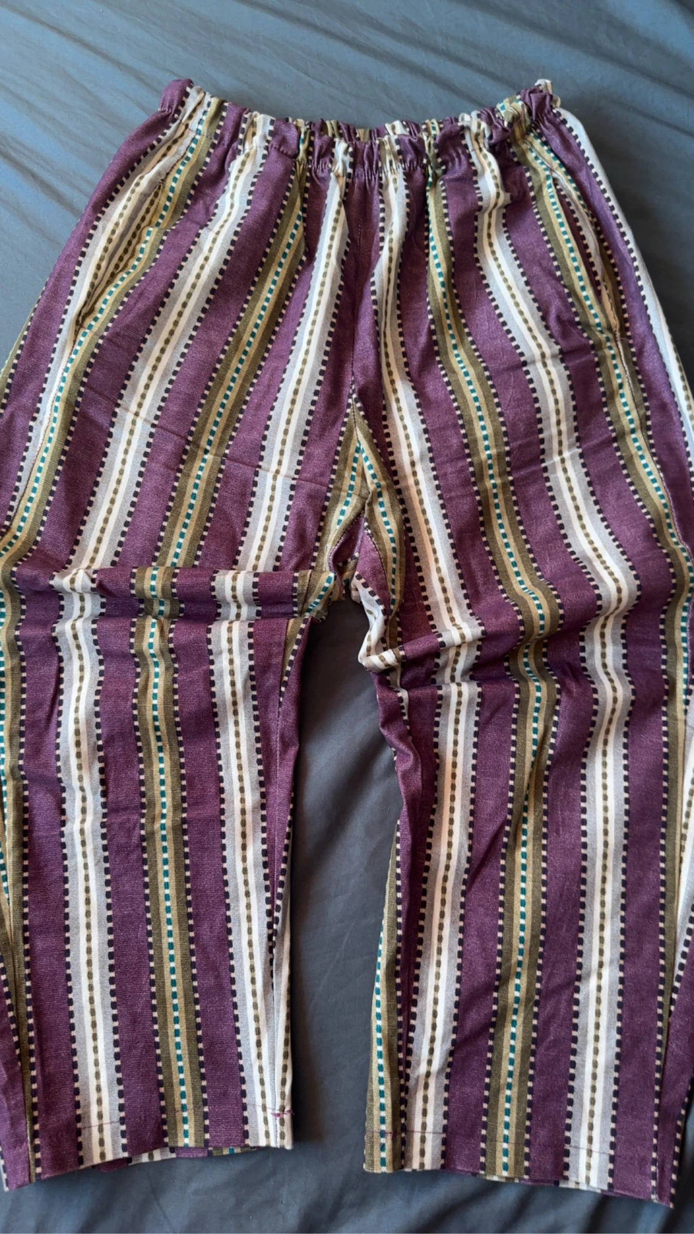 Pantalon Magic 2 rayé prune-Johanna paris-Taille unique TU-Très bon état